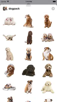 Dog Pack Stickers iphone bilder 2