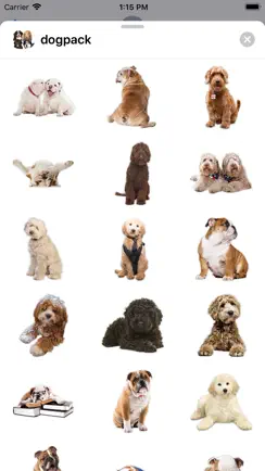 Dog Pack Stickers iPhone image 3