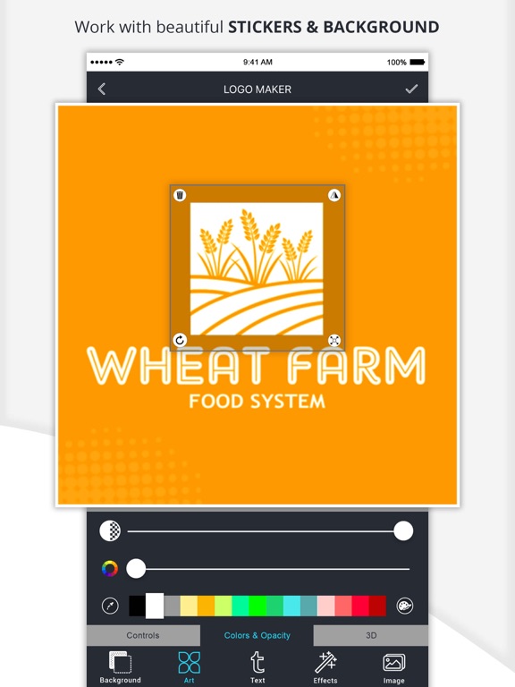 Ace Logo Maker iPad screenshot 4 - Business app