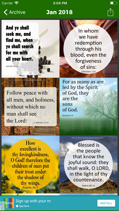 Screenshot #1 pour Encouraging Bible Verses ·