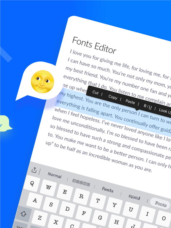 Fonts iPad screenshot 3 - Utilities app