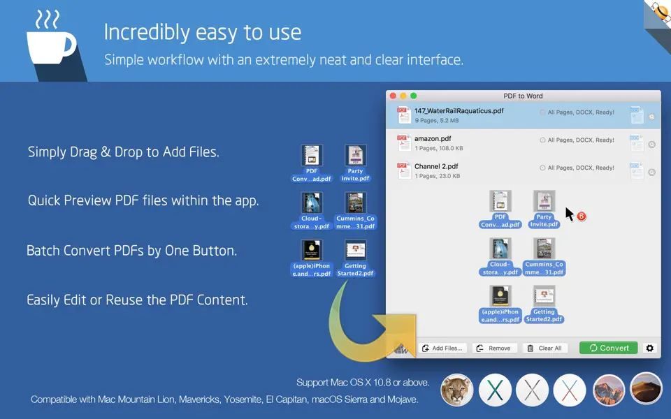 Screenshot 2 of Flyingbee PDF to Word 10.3.7