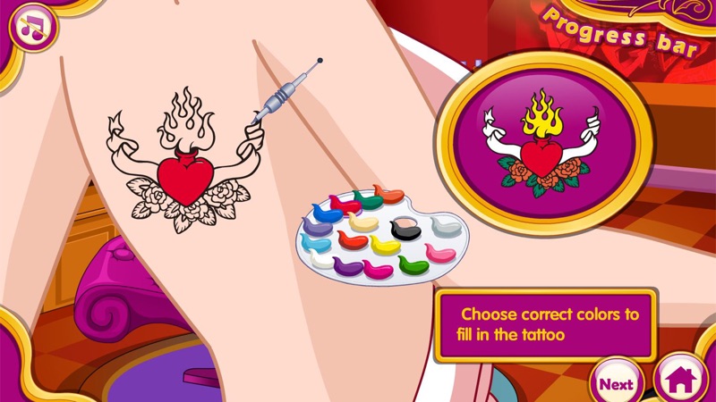 Tattoo Passion - Tattoo games screenshot 7