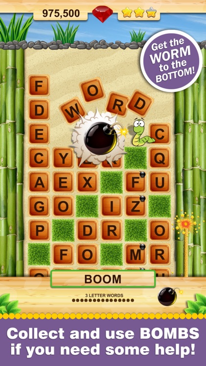 Word Wow - Help the worm down
