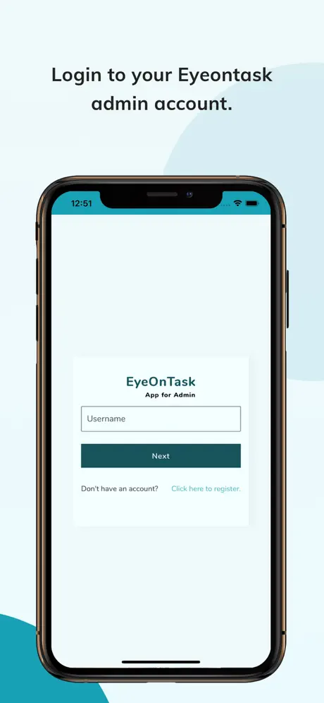 EyeOnTask - App for Admin