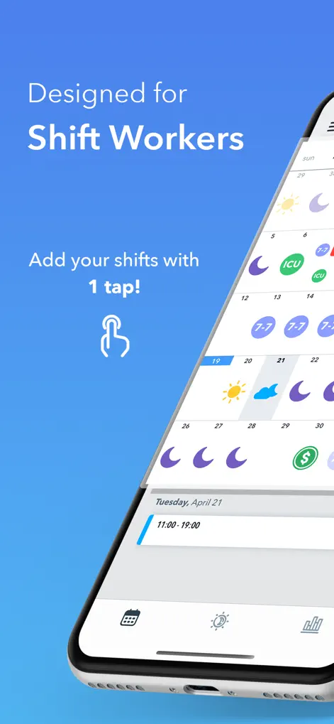 Shift Calendar - Work Schedule - Productivity App | MWM