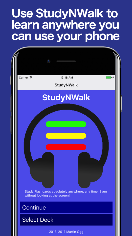 StudyNWalk Flashcards - 3.3.3 - (iOS)