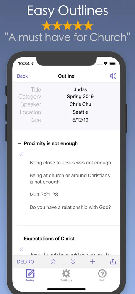 Sermon Notes PRO - Learn Apply