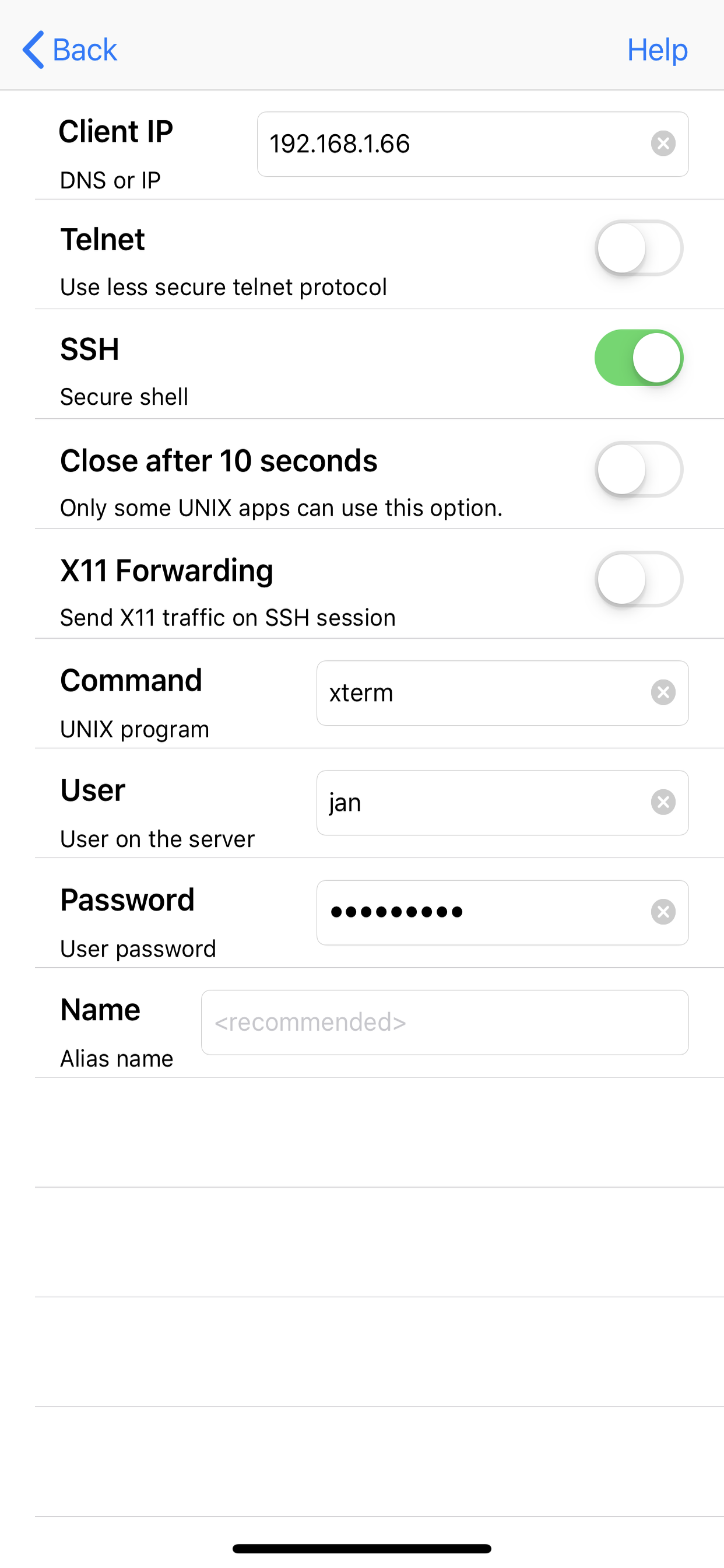 Mocha X11 screenshot 5