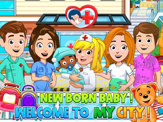 My City : Newborn Baby iPad app afbeelding 1