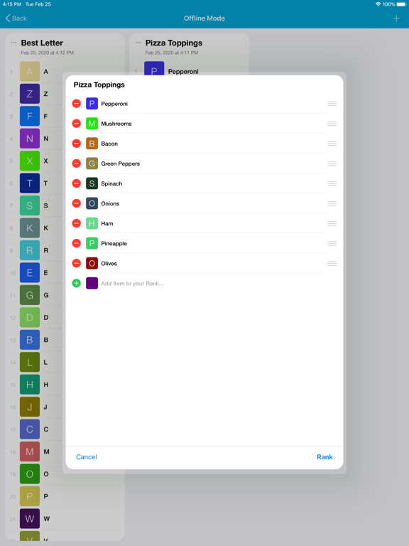 Screenshot #5 pour Totem - Rank Everything