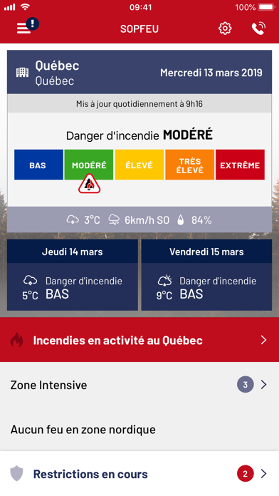 Screenshot #1 pour SOPFEU