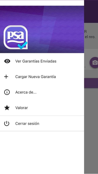 PSA Garantías screenshot 4