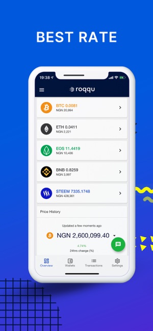 Roqqu - Buy and Sell Bitcoin(圖2)-速報App