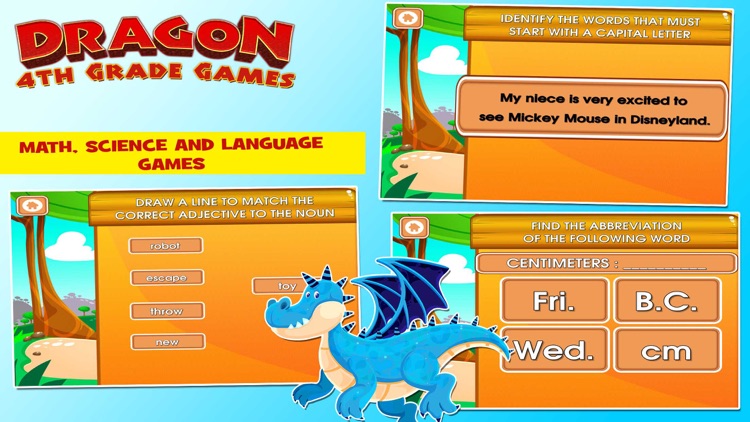 Dragons 4th Grade School Games