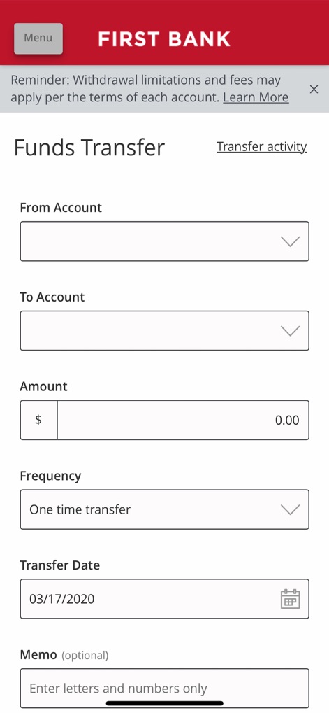 First Bank Digital Banking - 금융 앱 | MWM