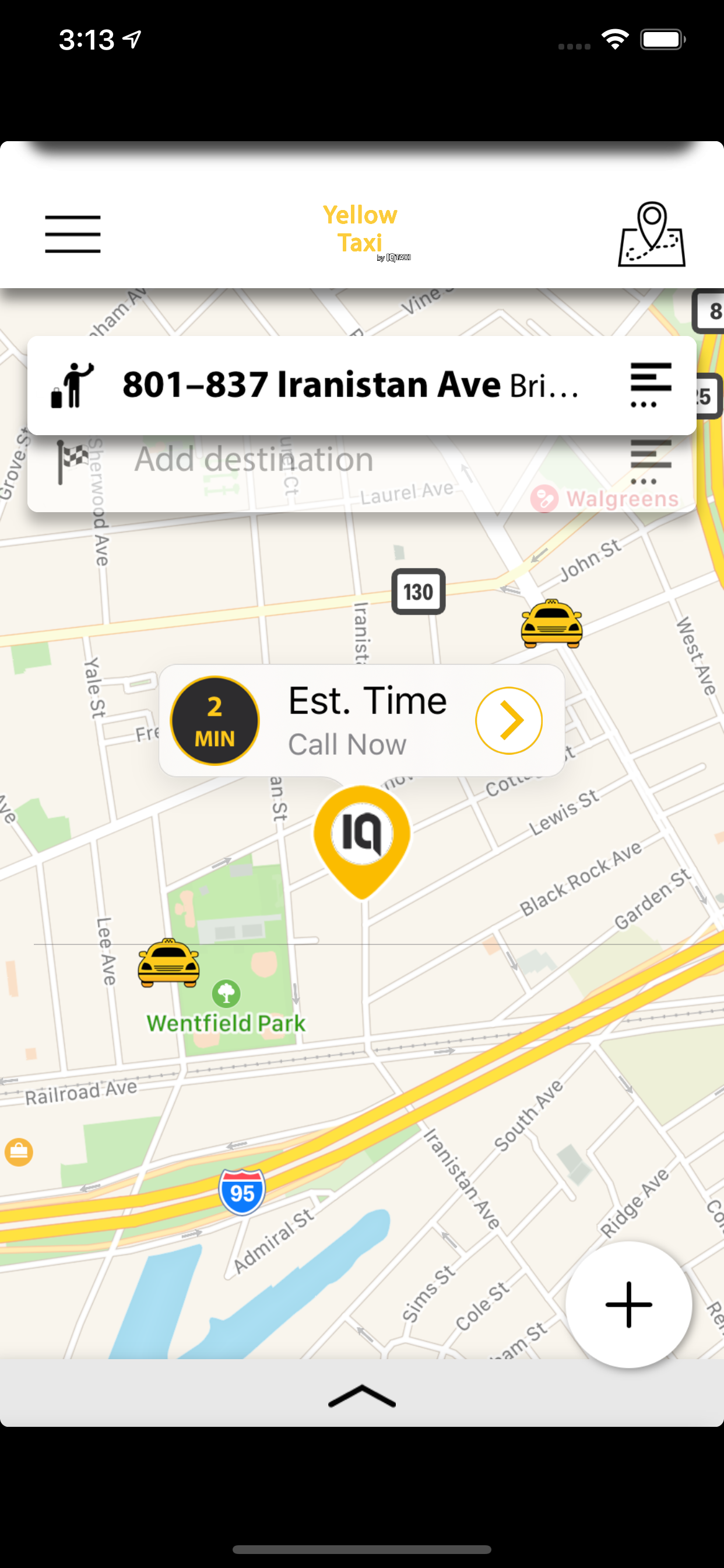 Yellow Taxi Service Bridgeport screenshot 2