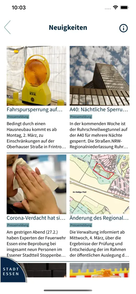 STADT ESSEN – TO GO