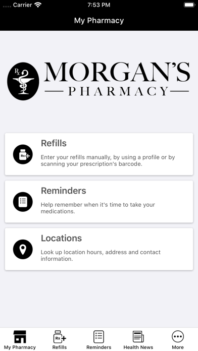 Screenshot #1 pour Morgan's Pharmacy