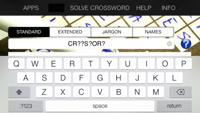 Screenshot #1 pour Crossword Solver Silver