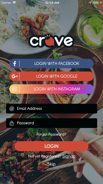 Crave - Food Delivery