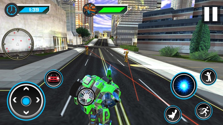 Robot Transform Shooting War screenshot-3