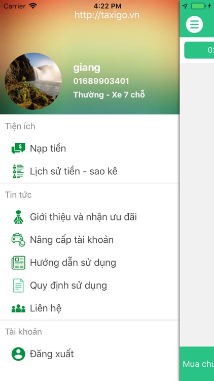TaxiGo - Lái Xe screenshot-5