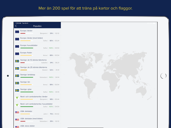 Seterra Geografi (Fullversion) iPad screenshot 1