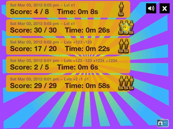 Arithmetic Wiz iPad screenshot