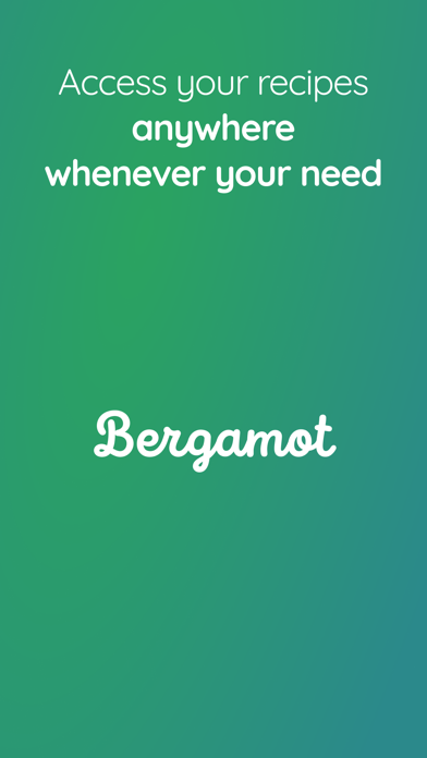 Bergamot - Your recipe manager Screenshot