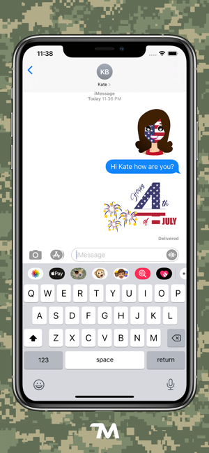 ‎American Patriots Stickers Screenshot