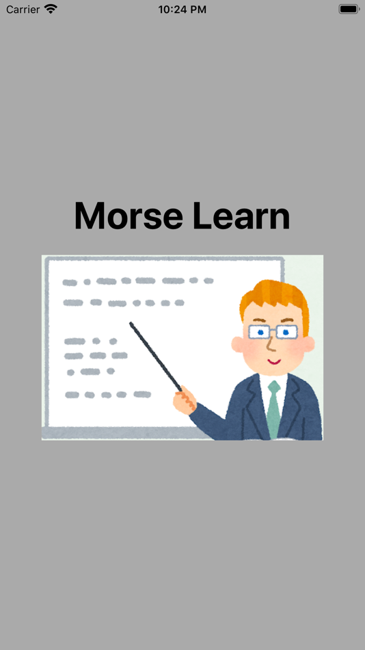 #1. Morse Learn (iOS) 由: koji kamogawa