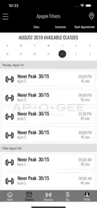 Apogee Fitness screenshot #3 for iPhone