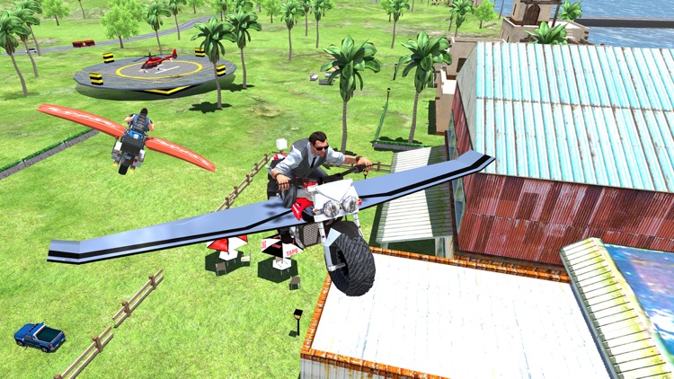 Flying Motorbike: Bike Games screenshot-3
