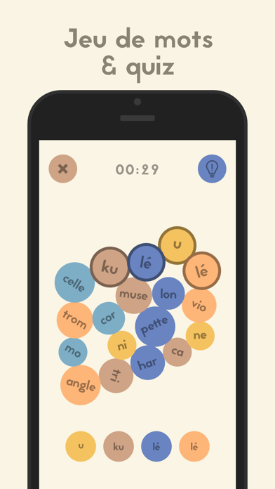 Screenshot #1 pour Subwords: Quiz & Jeu de Mots