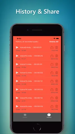 Game screenshot Voice Recorder HD! hack