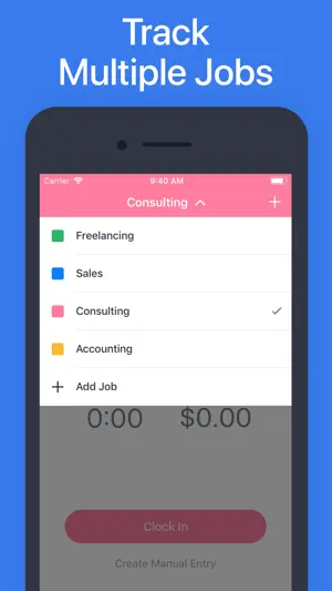 Hours - Tracker & Time Clock screenshot 3