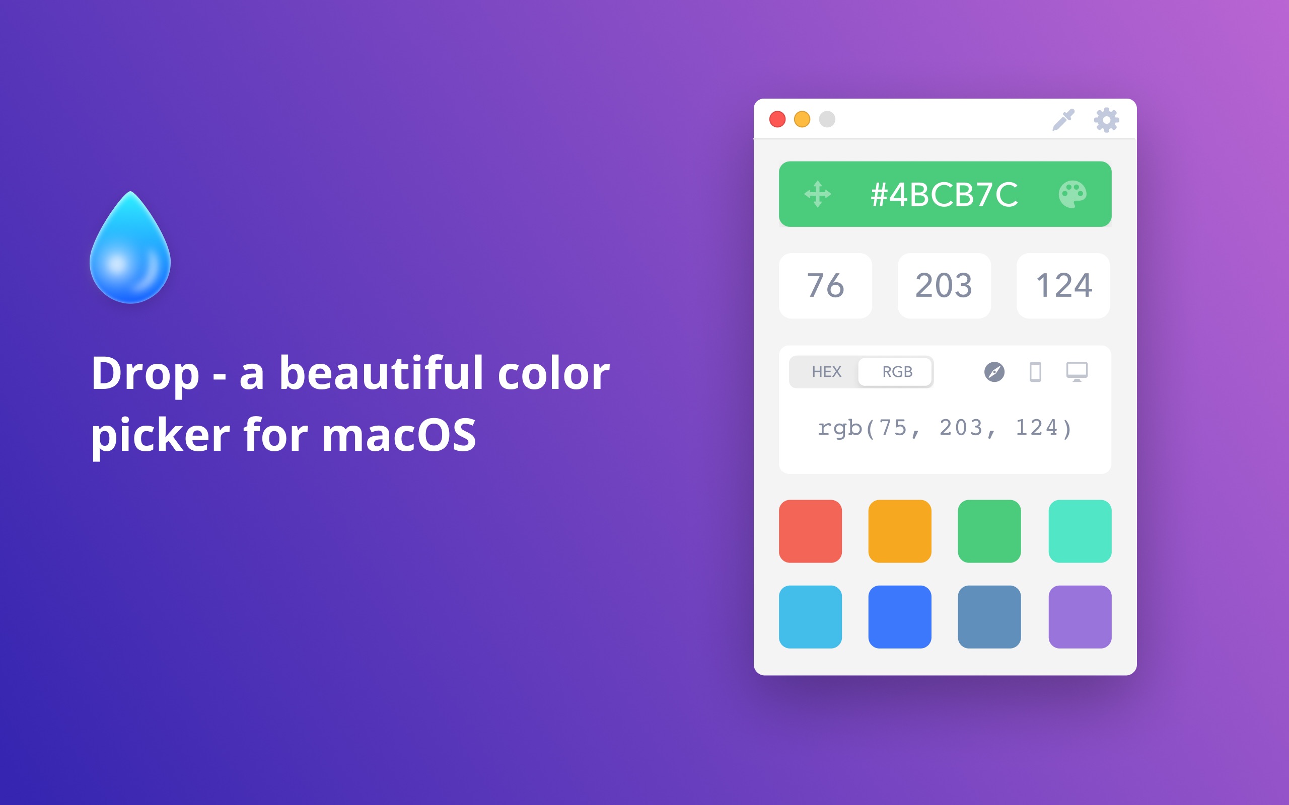 Screenshot do app Drop - Color Picker