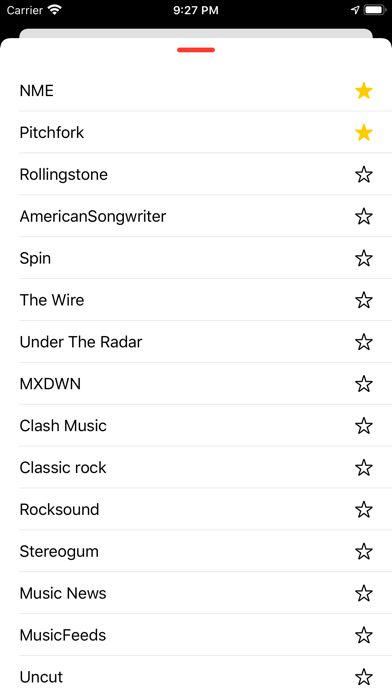 Music Artist Screenshot
