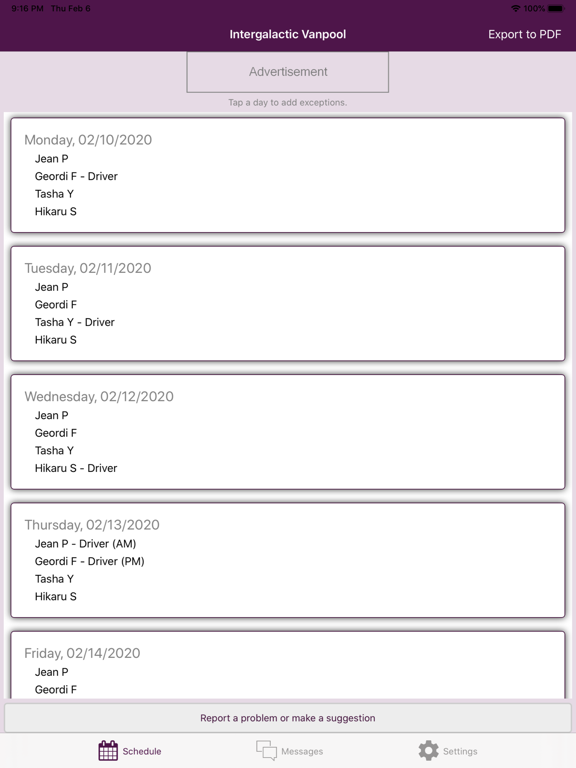 Commute Together iPad screenshot 1 - Travel app