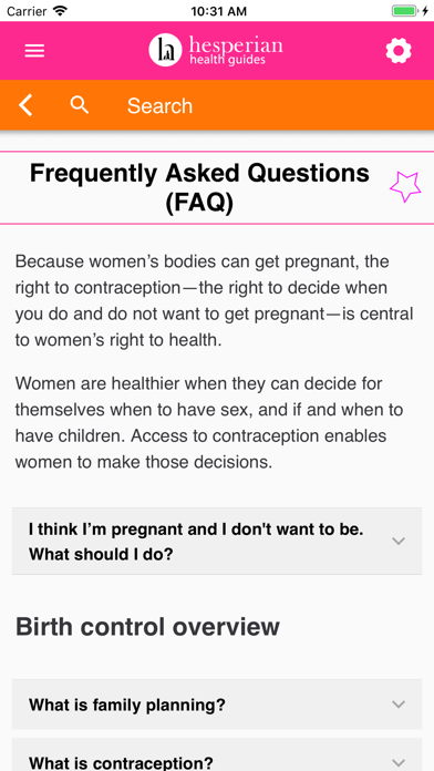 Family Planning Screenshot