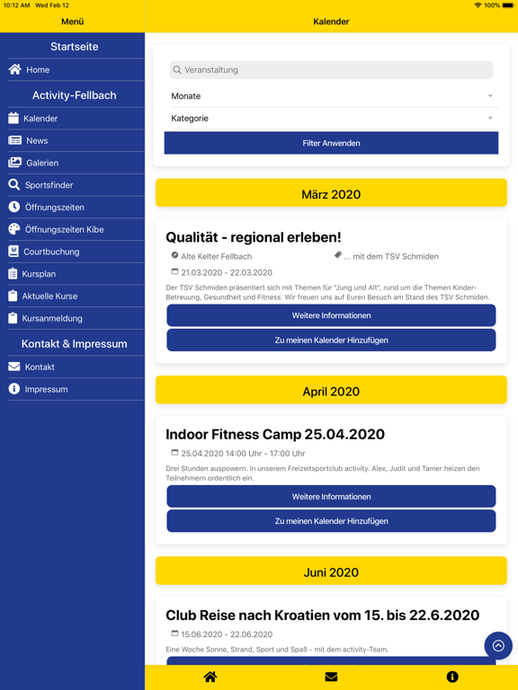 Screenshot #6 pour Activity Fellbach