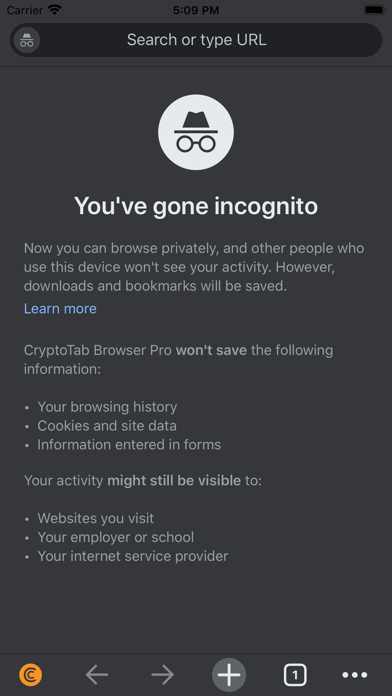 CryptoTab Browser Pro screenshot1