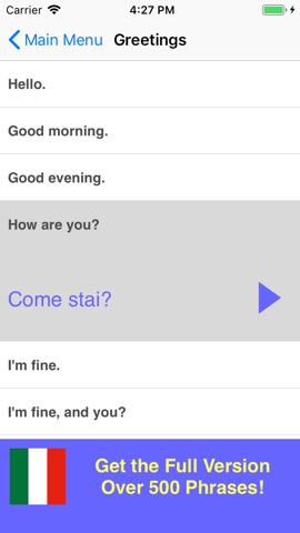 Speak Italian Phrasebook Liteのおすすめ画像2