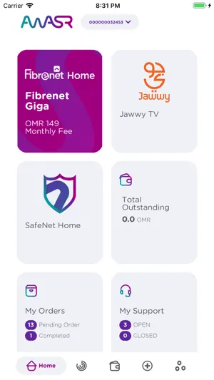AWASR Fibernet screenshot 2