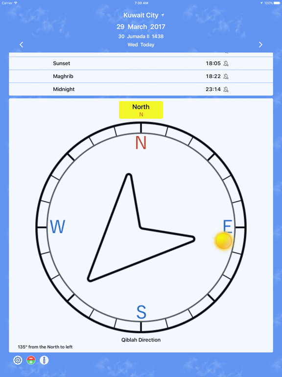 Taqwim Ebrahimi iPad screenshot 3 - Lifestyle app