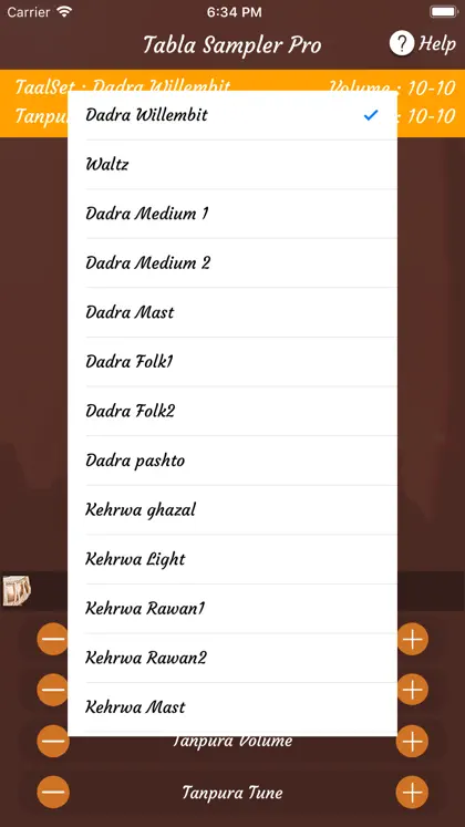 Screenshot 3 di 4 di Tabla Sampler Pro