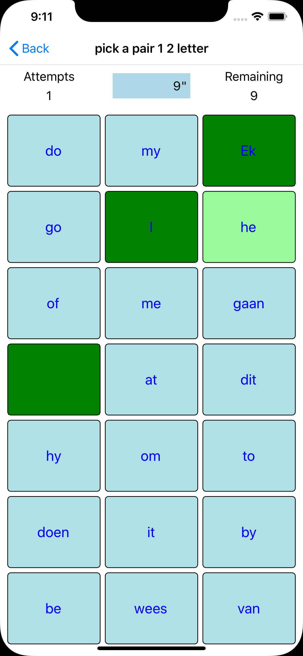 PickAPair Afrikaans - English