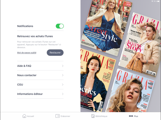 Grazia Magazine iPad app afbeelding 7