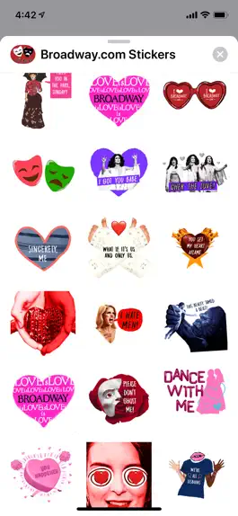Game screenshot Broadway.com Stickers apk